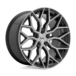 20″ NICHE WHEELS M262 MAZZANTI GLOSS BLACK BRUSHED FACE FINISH RIMS