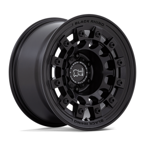 17″ BLACK RHINO WHEELS FUJI MATTE BLACK FINISH RIMS