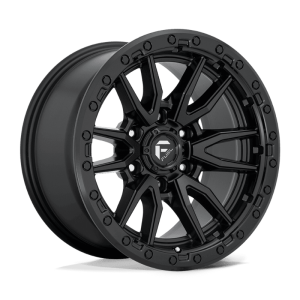 20″ FUEL WHEELS D679 REBEL MATTE BLACK 6-LUG OFF-ROAD RIMS