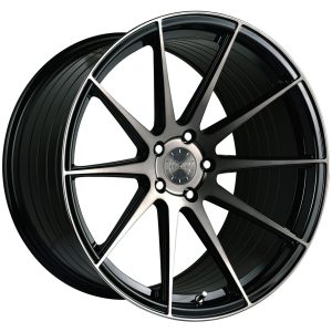 21″ VERTINI WHEELS RFS1.3 GLOSS BLACK TINTED FACE FLOW FORMED FINISH RIMS
