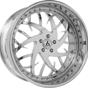 24″ ARTIS FORGED HARLEM M CHROME FINISH RIMS