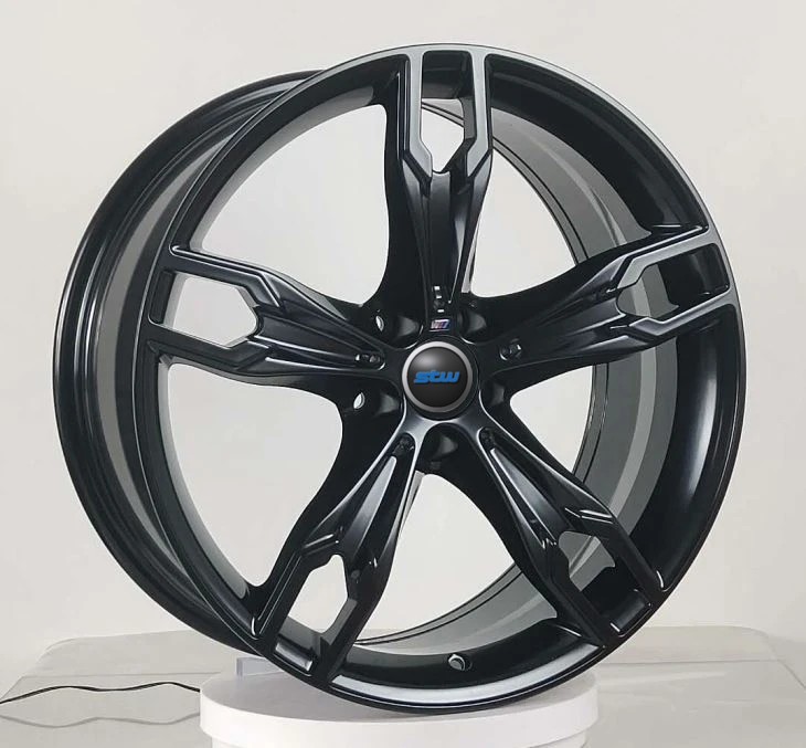 Satin Black 20x9 Front 20x10.5 Rear For Bmw 540i