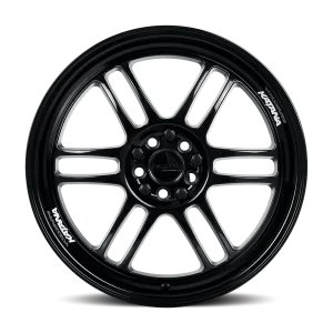 18″ KATANA WHEELS KR02 GLOSS BLACK FINISH RIMS