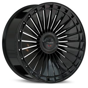 24″ GIOVANNA WHEELS KAPLETTA GLOSS BLACK FINISH FLOW FORMED RIMS