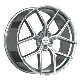 22″ GIANELLE WHEELS ASTRA 5 GLOSS SILVER MACHINED FINISH RIMS