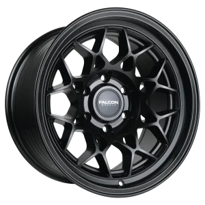17″ FALCON OFF-ROAD WHEELS TX3 EVO MATTE BLACK FLOW FORMED FINISH RIMS