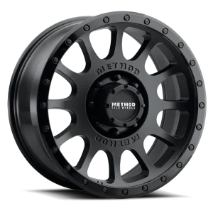 17″ METHOD WHEELS MR305 NV MATTE BLACK CROSSOVER SUV RIMS