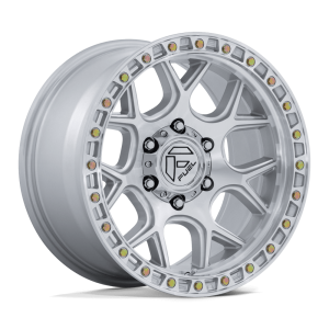20″ FUEL WHEELS FC908 PUMA GLOSS SILVER MACHINED FACE OFF-ROAD RIMS