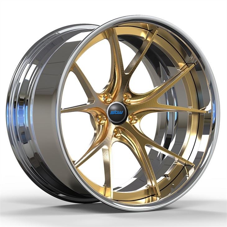 Custom 2 Piece 20 Inch Polish Wheels Rims Made Of 6061- T 6 Aluminum Alloy