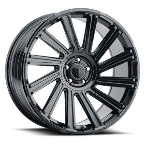 26″ BLAQUE DIAMOND WHEELS BD-40 GLOSS BLACK FINISH RIMS