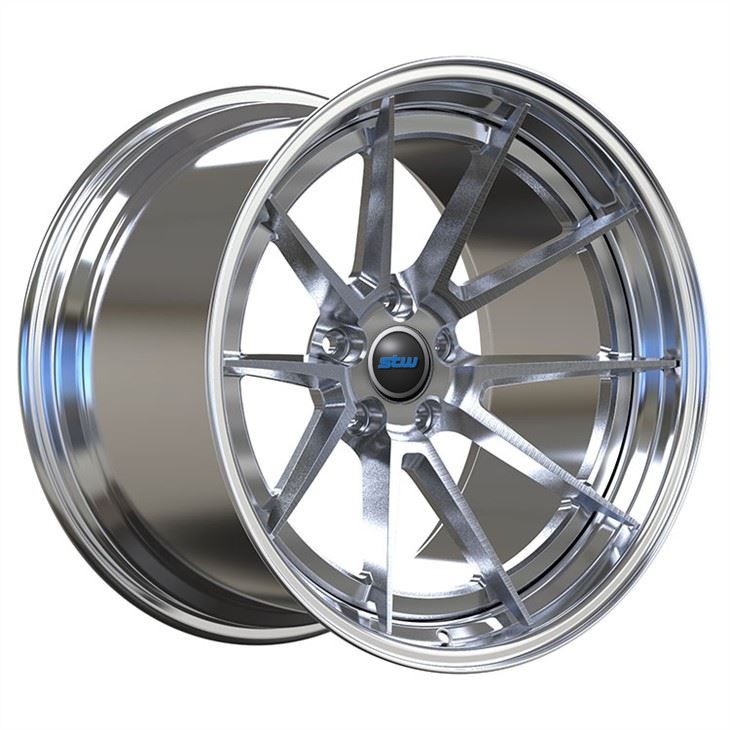 Brushed Disc Aluminum Alloy Rims 2 Piece Polished 19 20 21 Inch Z4 Car Wheels