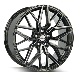 22″ SHIFT WHEELS SPRING GLOSS BLACK MILLED RIMS