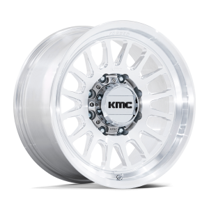 18″ KMC WHEELS KM452 IMPACT RAW MACHINED FORGED MONOBLOCK FINISH RIMS