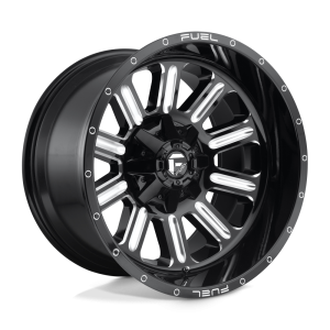 18″ FUEL WHEELS D620 HARDLINE GLOSS BLACK MILLED OFF-ROAD RIMS