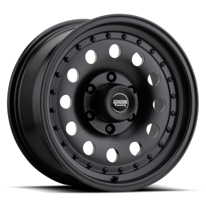 16″ AMERICAN RACING WHEELS MODERN AR62 OUTLAW II SATIN BLACK OFF-ROAD RIMS