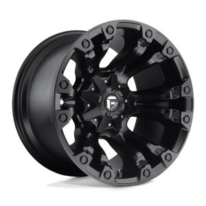 17″ FUEL WHEELS D560 VAPOR MATTE BLACK FINISH OFF-ROAD RIMS