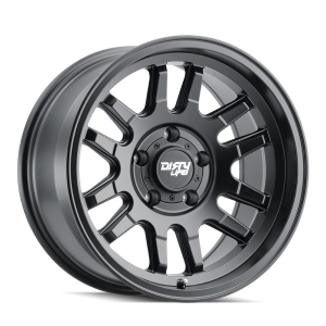 17″ DIRTY LIFE WHEELS CANYON 9310 MATTE BLACK OFF-ROAD RIMS