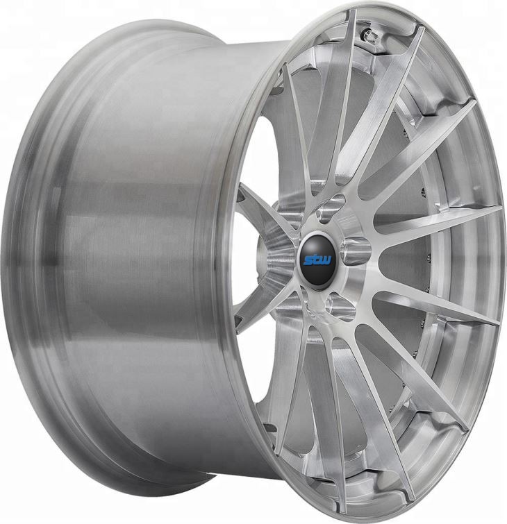 China OEM Wheels Manufacturer Forged 6061 T6 Alloy Rims With V Shape Spokes