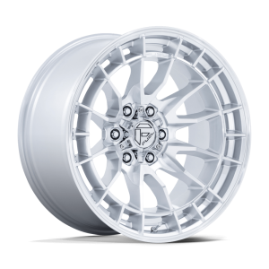 18″ FUEL WHEELS FC888 REVOLT HYPER SILVER WITH MACHINED FACE OFF-ROAD RIMS