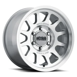17″ METHOD WHEELS MR703 MACHINED WITH CLEAR COAT FINISH RIMS