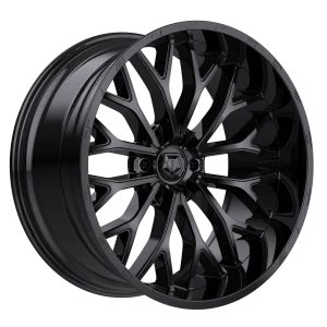 22″ TIS WHEELS 565B GLOSS BLACK FINISH RIMS