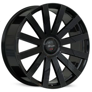 26″ GIANELLE WHEELS BEIRUT GLOSS BLACK FINISH FLOW FORMED RIMS 6X139/135