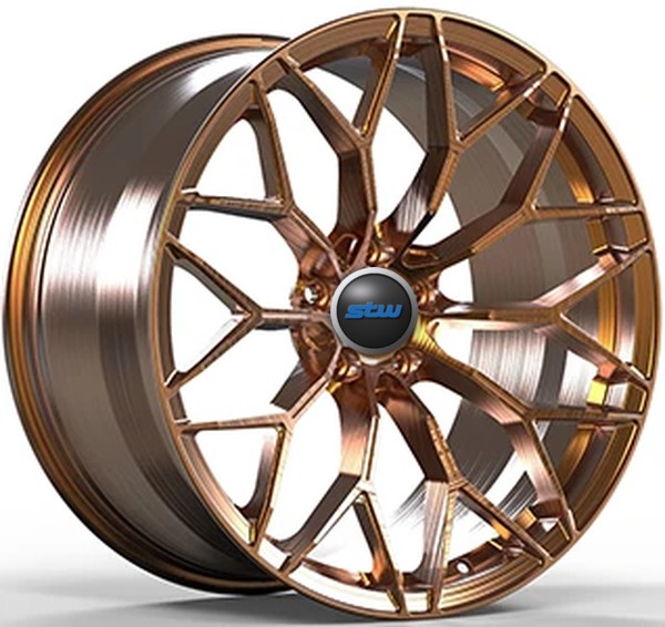 Bronze Brushed 22X9.5&11 1 Piece Forged Wheels For BMW 7 Series