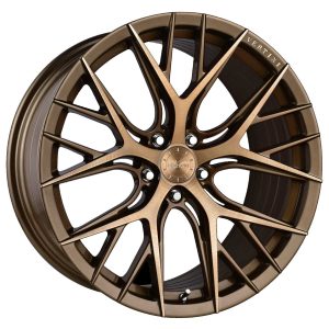 19″ VERTINI WHEELS RFS2.1 BRUSHED DUAL BRONZE FLOW FORMED FINISH RIMS