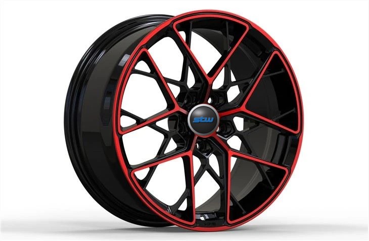BMW M2c Double Color Milling Line Forged Wheel