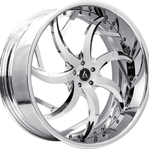 22″ ARTIS FORGED WHEELS SIN CITY CHROME FINISH RIMS