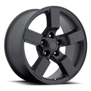 20″ FACTORY REPRODUCTIONS WHEELS FR50 FORD LIGHTNING SATIN BLACK FINISH RIMS
