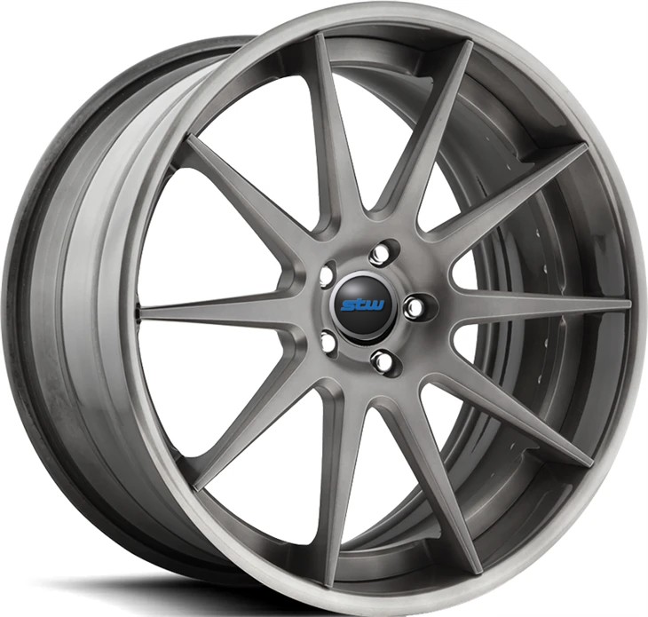 20x10.5 And 20x12 Gloss Yellow Barrel+Black Disc Custom 2-PC Forged Rims For Nissan GT-R 20x10.5, 20x12 Gloss Yellow Bar