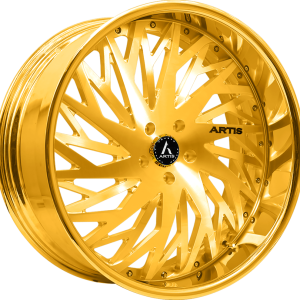 24″ ARTIS FORGED NORTHTOWN M GOLD FINISH RIMS
