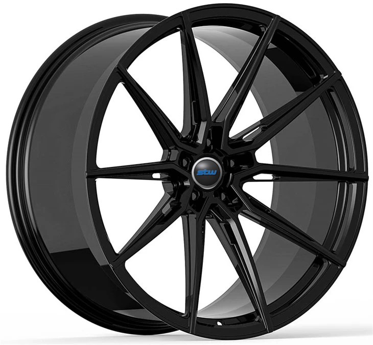 23x11 Custom 1-PC Forged Rims Piano Black For Audi Q8