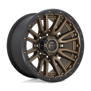 22″ FUEL WHEELS D681 REBEL BRONZE BLACK LIP 8-LUG OFF-ROAD RIMS