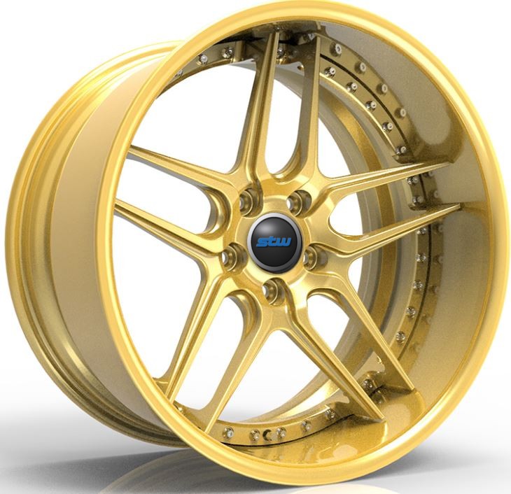 19inch Golden 2-PC Volvo XC60 Forged Wheels for customized