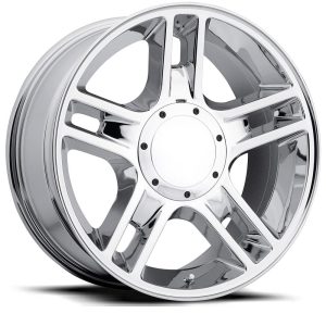22″ FACTORY REPRODUCTION FORD 150 HARLEY WHEELS FR 51 CHROME FINISH RIMS