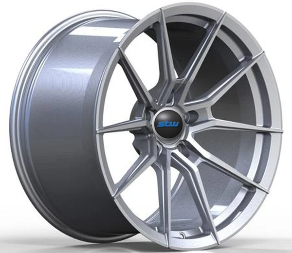 1-piece 20inch Matte Silver Alloy Rims For Porsche 911 Car Wheels Forged Center Blanks