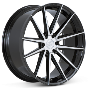 22″ FERRADA WHEELS FT1 BLACK MACHINED FINISH RIMS