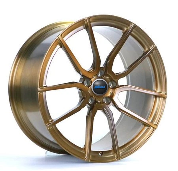 Deep Concave 21x13J Brushed Bronze Monoblock Forged Custom Rims Wheels