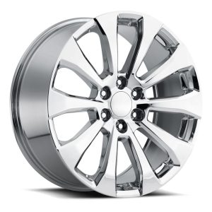 22″ FACTORY REPRODUCTION CHEVROLET SILVERADO HIGH COUNTRY FR 92 CHROME FINISH RIMS