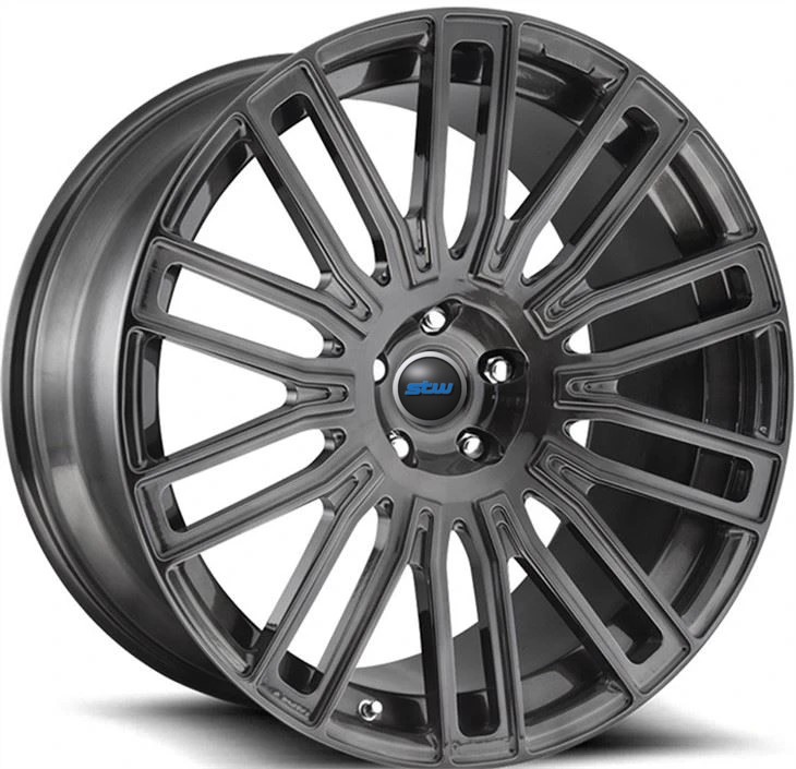 Gun Metal All Painting in 19 20 21 Inch Customized 1-PC Rims Wheels For GT
