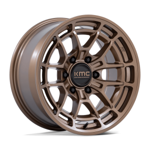 17″ KMC WHEELS KM732 ARCHER MATTE BRONZE FINISH RIMS