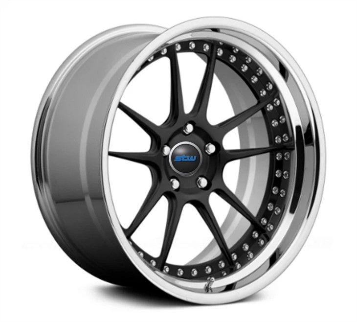 20inch Rims Polish Customized 3-PC Forged Alloy Rims For MERCEDES-BENZ SL55 / Staggered 19x9.5+55 20x11+55