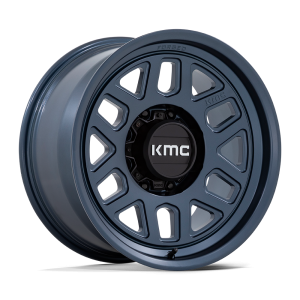 18″ KMC WHEELS KM451 MESA METTALIC BLUE FORGED MONOBLOCK FINISH RIMS