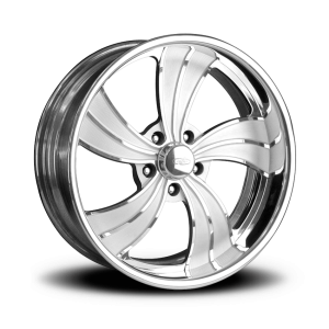 22″ INTRO WHEELS TWISTED VISTA II EXPOSED POLISHED FINISH RIMS