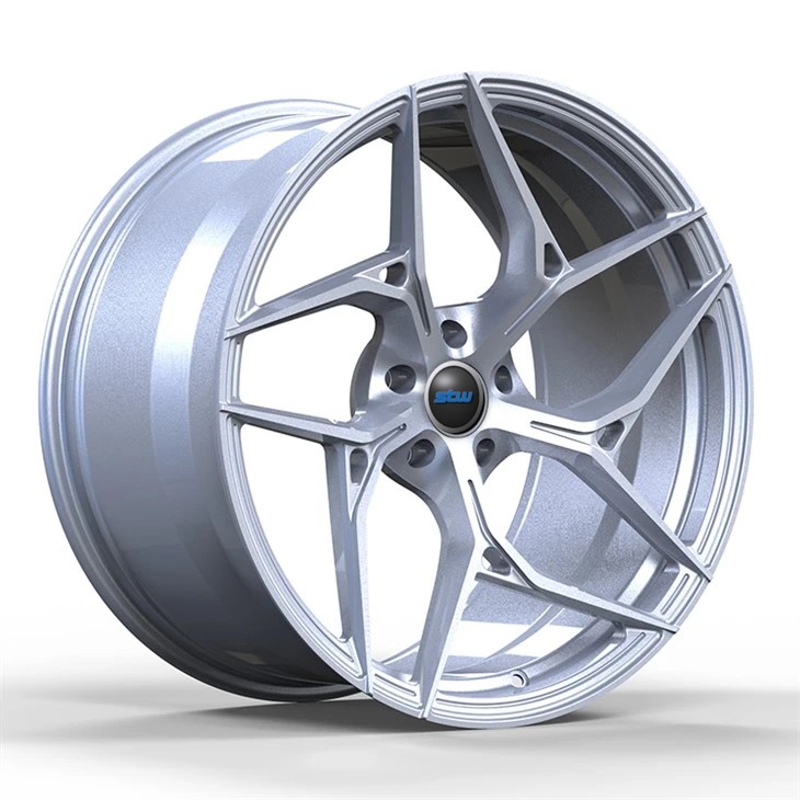 1 Piece Forged Wheels Silver 22x9.5 And 22x11 For G70 BMW 760