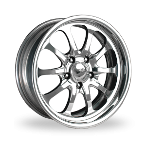 18″ INTRO WHEELS MALIBU EXPOSED POLISHED FINISH RIMS