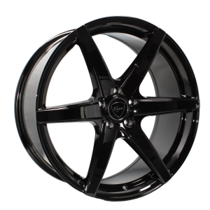 20″ ELEGANT WHEELS E002 GLOSS BLACK FINISH RIMS
