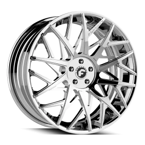 20″ FORGIATO WHEELS BLOCCO-ECL CHROME FORGED FINISH RIMS